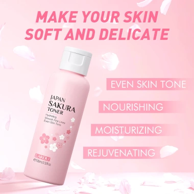 Bộ dưỡng da hoa anh đào 6 món LAIKOU - Trẻ hóa, làm trắng, chăm sóc da cao cấp, giá ưu đãi 247.500đ 3
