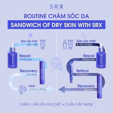 Bộ dưỡng da SRX tái tạo trẻ hoá, phục hồi da sâu, giảm giá 22% - giá chỉ 586.500 7