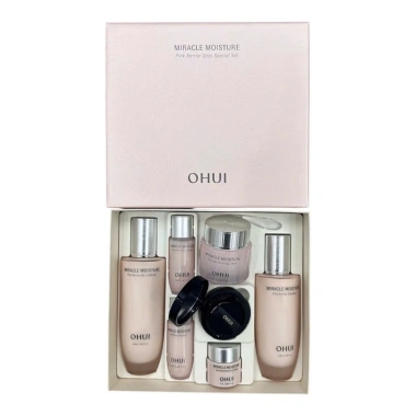 Bộ Dưỡng Da Trắng Hồng Căng Bóng Rạng Ngời Ohui Miracle Moisture - Giá Ưu Đãi 1,570,000₫