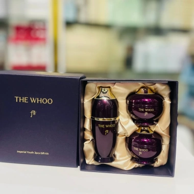 Bộ dưỡng da Whoo Hwanyu Hoàn Lưu Cao mini 3 món - Trẻ hoá, nâng cơ, căng bóng, chống lão hóa - 1.1tr
