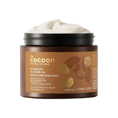 Bơ Dưỡng Thể Cà Phê Dak Lak 200ml – Dưỡng ẩm, Mịn Da, Giá 233k The Cocoon ThegioiSkinfood 7 Bơ Dưỡng Thể Cà Phê Dak Lak 200ml – Dưỡng ẩm, Mịn Da, Giá 233k The Cocoon ThegioiSkinfood 7