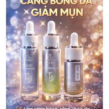 Bộ Dưỡng Trắng Căng Bóng Da AHA BEU Serum và Kem Dưỡng Da Sáng Mịn Giảm Đốm Nâu Giá Ưu Đãi 1.395.000₫