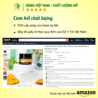 Bộ dưỡng trắng da mặt Wonmom: sữa rửa mặt + serum Vitamin C + kem nghệ, giảm 50K, giá 671.600₫ 2