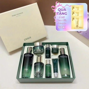 Bộ Dưỡng Trắng Da OHUI Prime Advancer - Chống Lão Hóa, Sáng Da, Xóa Nếp Nhăn, Giá Ưu Đãi 2.2 Triệu