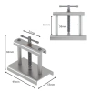 Bộ ép đáy đồng hồ MONQIQI thép đúc tiêu chuẩn, ép ốp lưng, kính, vít ren, 12 khuôn - Giá chỉ 135k 3