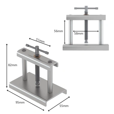 Bộ ép đáy đồng hồ MONQIQI thép đúc tiêu chuẩn, ép ốp lưng, kính, vít ren, 12 khuôn - Giá chỉ 135k 3 Bộ ép đáy đồng hồ MONQIQI thép đúc tiêu chuẩn, ép ốp lưng, kính, vít ren, 12 khuôn - Giá chỉ 135k 3