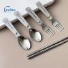 Bộ Ery Gấp Thép Không Gỉ 304 - Đũa, Nĩa, Thìa Di Động Tái Sử Dụng, Gập Gọn Dã Ngoại, An Toàn Rửa Chén - Giá 158.840₫ 6