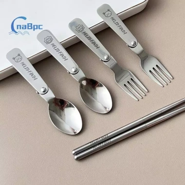 Bộ Ery Gấp Thép Không Gỉ 304 - Đũa, Nĩa, Thìa Di Động Tái Sử Dụng, Gập Gọn Dã Ngoại, An Toàn Rửa Chén - Giá 158.840₫