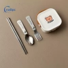 Bộ Ery Gấp Thép Không Gỉ 304 - Đũa, Nĩa, Thìa Di Động Tái Sử Dụng, Gập Gọn Dã Ngoại, An Toàn Rửa Chén - Giá 158.840₫ 9
