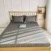 Bộ ga giường cotton LIDACO kẻ sọc 3f khách sạn 9 màu, bo chun miễn phí, giá 178.000₫ 9