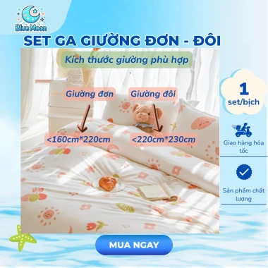 Bộ Ga Giường Du Lịch 1 Lần Kèm 4 Ghim, Chăn – Vải Không Dệt Kháng Bệnh, Giá 53.000 VND