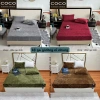 Bộ ga giường lông tuyết nỉ nhung coco màu trơn, ga chun bọc nệm mềm mịn - Giá chỉ 98.000đ 2