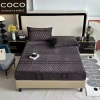 Bộ ga giường lông tuyết nỉ nhung coco màu trơn, ga chun bọc nệm mềm mịn - Giá chỉ 98.000đ 4