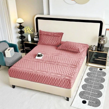 Bộ ga giường lông tuyết nỉ nhung coco màu trơn, ga chun bọc nệm mềm mịn - Giá chỉ 98.000đ 10