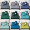 Bộ ga giường thun lạnh 4 món TL253 vỏ ôm Hàn Quốc, đủ size 1m2-1m8, giá ưu đãi 173k 3