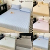 Bộ Ga Gối 3 Món Cotton Đũi Basic - Đũi Mềm Mại, Thoáng Mát, Giá 66.101₫