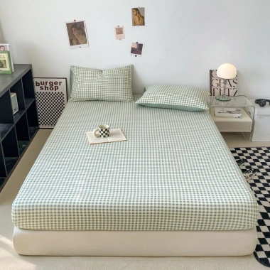 Bộ Ga Gối 3 Món Cotton Đũi Basic - Đũi Mềm Mại, Thoáng Mát, Giá 66.101₫