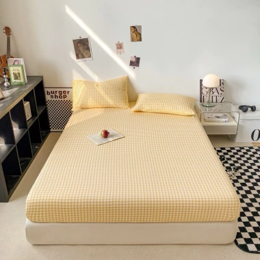 Bộ Ga Gối 3 Món Cotton Đũi Basic - Đũi Mềm Mại, Thoáng Mát, Giá 66.101₫