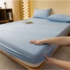 Bộ ga gối 3 món Cotton Đũi Kẻ 1m2-1m8 x2m Hàn Quốc, thoáng mát, giảm giá 39.000₫ 7