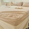 Bộ ga gối 3 món Cotton Đũi Kẻ 1m2-1m8 x2m Hàn Quốc, thoáng mát, giảm giá 39.000₫ 10