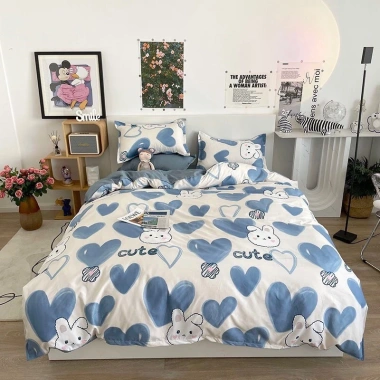 Bộ ga gối 3 món cotton poly đa kích thước 1m‑1m8, giá ưu đãi 56.300₫ – 72.064₫ 6