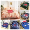 Bộ Ga Gối Cotton Poly 1m2x1m9 mẫu Héo Đỏ - Giá Sale Rẻ 33.6k, 50 mẫu đa dạng