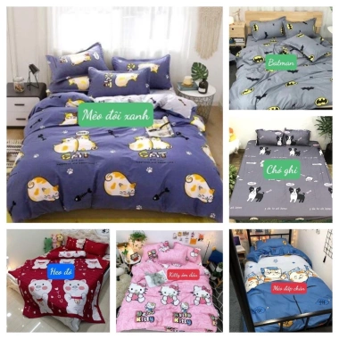 Bộ Ga Gối Cotton Poly 1m2x1m9 mẫu Héo Đỏ - Giá Sale Rẻ 33.6k, 50 mẫu đa dạng 3 Bộ Ga Gối Cotton Poly 1m2x1m9 mẫu Héo Đỏ - Giá Sale Rẻ 33.6k, 50 mẫu đa dạng 3