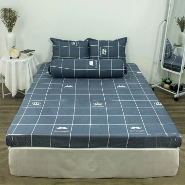 Bộ Ga Gối Cotton Poly 50x70 cm M2/M6/M8/2M2 - Ga + 2 vỏ gối nằm, chỉ 85.000đ 2