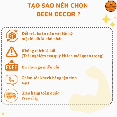 Bộ Ga Gối Cotton Poly 50x70 cm M2/M6/M8/2M2 - Ga + 2 vỏ gối nằm, chỉ 85.000đ 5