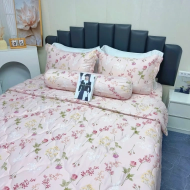Bộ Ga Gối Lụa Lyocell Viscose Thoáng Mát, Chăn Chần Bông Cao Cấp - Nemtot Bedding, Giá 429.000 4 Bộ Ga Gối Lụa Lyocell Viscose Thoáng Mát, Chăn Chần Bông Cao Cấp - Nemtot Bedding, Giá 429.000 4