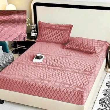 Bộ ga gối nỉ nhung COCO in nổi cao cấp, dày dặn, mềm mịn, giữ nhiệt, giảm 22% chỉ 114.000₫