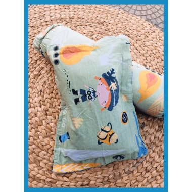 Bộ Ga Gối và Chăn Mền Bé Cotton Cao Cấp Thủ Công - Đẹp Đáng Yêu, Giá 79.000đ 6