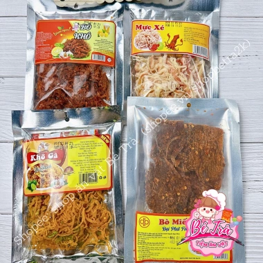 Bò, Gà, Heo, Mực Xé Sợi 90gr - Gói Lớn Giá Ưu Đãi 25.500 VND Giảm 22% 3