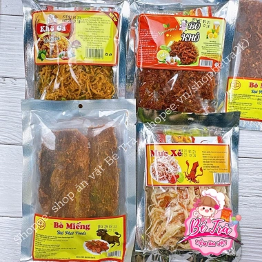 Bò, Gà, Heo, Mực Xé Sợi 90gr - Gói Lớn Giá Ưu Đãi 25.500 VND Giảm 22% 4