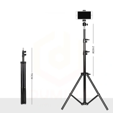 Bộ Gậy Hỗ Trợ Livestream Quay Vlog Toptop Zutup 2m1 Thu Gọn 60cm và Trục Kẹp Remote Rời Giá 33.590 VND 9
