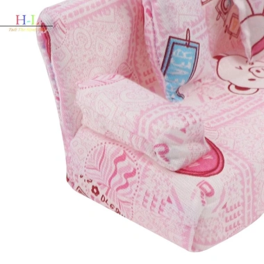 Bộ ghế sofa vải hoa nhỏ nội thất LMWU kèm 2 phụ kiện búp bê -Giá ưu đãi 68.860₫