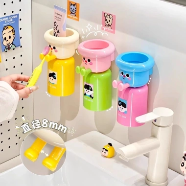 Bộ Giá Đỡ Cốc Hình Thú và Chân Gác Bàn Chải Độc Đáo Màu Kẹo - Tiện Lợi, Giá 20.580₫ 5
