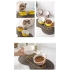 Bộ Giá Thú Cưng Bát Đôi Kim Loại + Gốm - Đỡ Bảo Vệ Cổ Mèo, Ăn Thức & Nước, Giảm 23% chỉ 421.707₫ 7