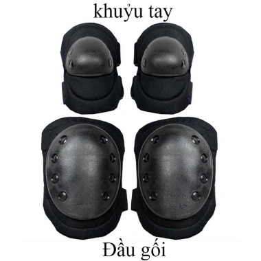 Bộ giáp bảo hộ Black Hawk đi phượt - Bảo vệ đầu gối, khuỷu tay, giảm giá 20%