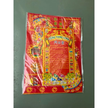 Bộ giấy cúng vong linh lớn - Giấy cô hồn tháng 7, cúng cửa mùng 2‑16, chỉ 17.900đ