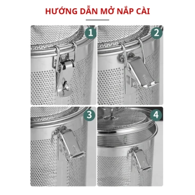 Bộ giỏ lọc gia vị inox Cầu Chủ Nhỏ - Túi lọc trà, ngũ vị, hầm xương, nấu phở, 64.992₫ 2