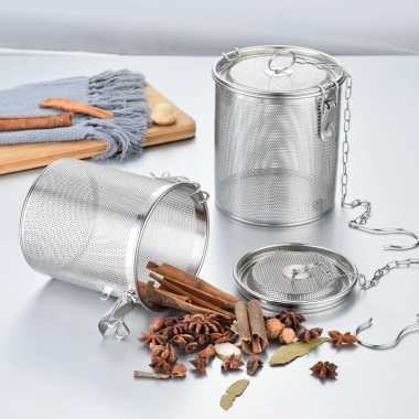Bộ giỏ lọc gia vị inox Cầu Chủ Nhỏ - Túi lọc trà, ngũ vị, hầm xương, nấu phở, 64.992₫ 4