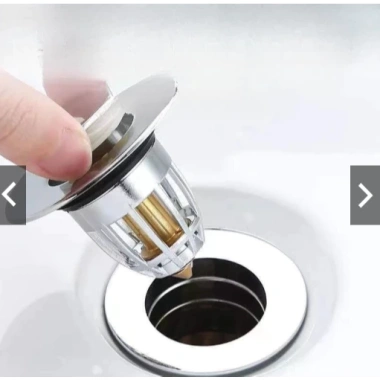 Bộ giỏ lọc rác inox cho nhà tắm, bồn rửa chén bát – đế lưới sâu lòng, chỉ 48.000₫