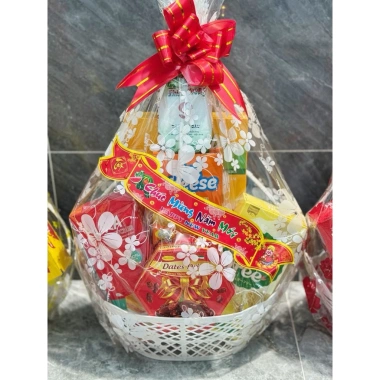 Bộ Giỏ Nhựa Gói Quà Tết Size 40x28x17cm - Giá chỉ 11.000đ, Tiết Kiệm Ngay 3