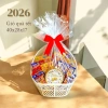 Bộ Giỏ Nhựa Gói Quà Tết Size 40x28x17cm - Giá chỉ 11.000đ, Tiết Kiệm Ngay 5