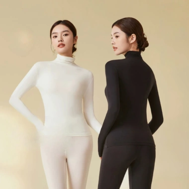 Bộ Giữ Nhiệt Cổ Cao SYLINEY Mút Nâng Ngực - Giữ Ấm Dưỡng Ẩm, Chống Tĩnh Điện, Giá Ưu Đãi 287k 5