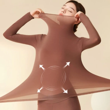 Bộ Giữ Nhiệt Cổ Cao SYLINEY Mút Nâng Ngực - Giữ Ấm Dưỡng Ẩm, Chống Tĩnh Điện, Giá Ưu Đãi 287k 7