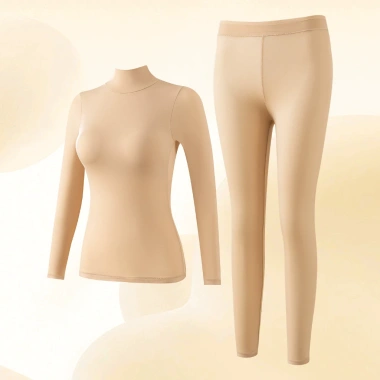 Bộ Giữ Nhiệt Cổ Cao SYLINEY Mút Nâng Ngực - Giữ Ấm Dưỡng Ẩm, Chống Tĩnh Điện, Giá Ưu Đãi 287k 10