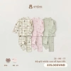 Bộ Giữ Nhiệt Embes 3P Dài Tay Cổ In Hoạ Tiết, Chất Ấm Áp 8-18kg - 179k