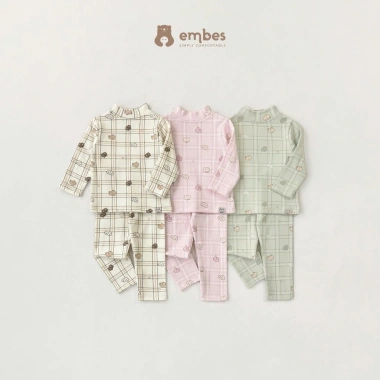 Bộ Giữ Nhiệt Embes 3P Dài Tay Cổ In Hoạ Tiết, Chất Ấm Áp 8-18kg - 179k 5 Bộ Giữ Nhiệt Embes 3P Dài Tay Cổ In Hoạ Tiết, Chất Ấm Áp 8-18kg - 179k 5
